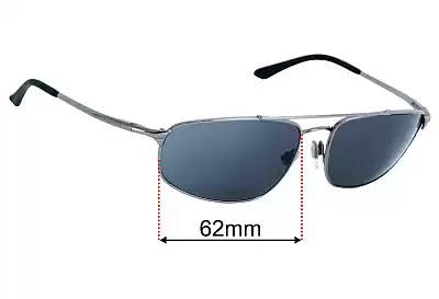 Verres De Rechange Sunglass Fix Pour Revo 3038 - 54mm De Large, Protection UV 100%